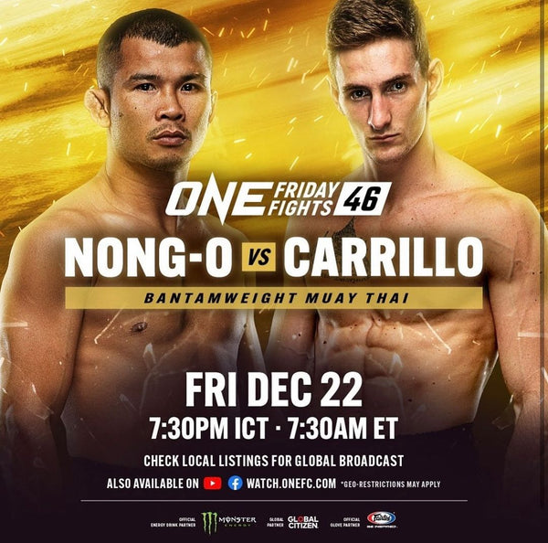 Nico Carrillo's Pivotal Clash with Muay Thai Legend Nong-O at ONE Friday Fights 46