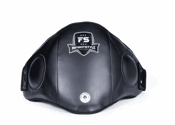 Classic Leather Belly Pad - Black - INFIGHTSTYLEAUS