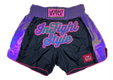 Retro Shorts - Astro Neon Pink Reflectivz