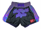 RESTOCKED - RETRO SHORTS - ASTRO PURPLE REFLECTIVZ