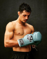 Leather Lace Up - Teal - Muay Thai Boxing Gloves