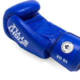 Classic Leather - Blue (Classic logo) - Muay Thai Boxing Gloves