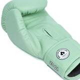 Pro Compact - Semi Leather - Pastel Green - Muay Thai Boxing Gloves