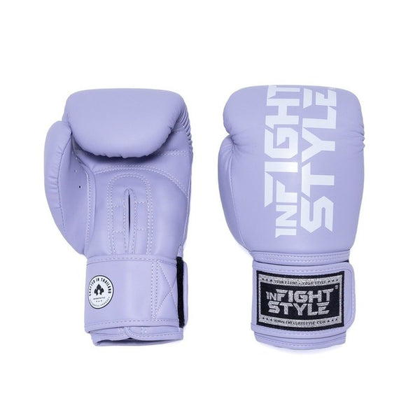 Pro Compact - Semi Leather - Pastel Purple - Muay Thai Boxing Gloves