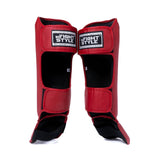 Shinguards - Pro - Leather - Red