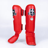 Leather Lace Up - Red - Muay Thai Boxing Gloves