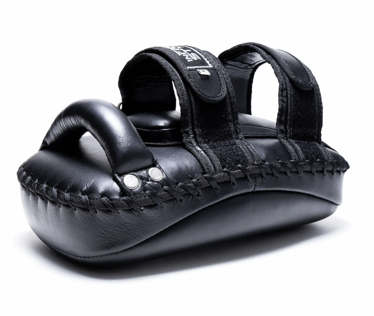 Double Strap - Leather Kickpad - Black