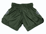 Muay Thai Shorts - Nylon Lotus - Khaki