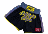 Reflective Retro Shorts - Neon Yellow