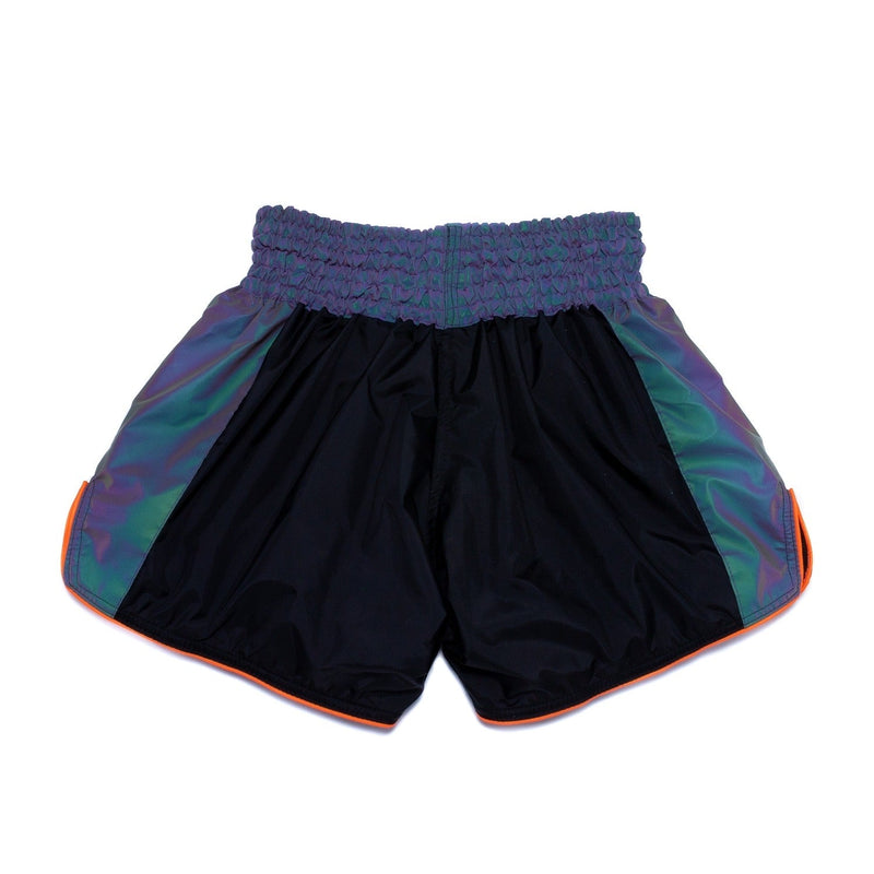 NEW RELEASE - Muay Thai Shorts - Nylon Lotus - Purple Reflective