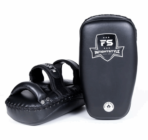 Double Strap - Leather Kickpad - Black - INFIGHTSTYLEAUS