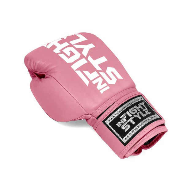 Pro Compact - Semi Leather - Flamingo Pink - Muay Thai Boxing Gloves