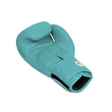 Pro Compact - Semi Leather - Teal - Muay Thai Boxing Gloves