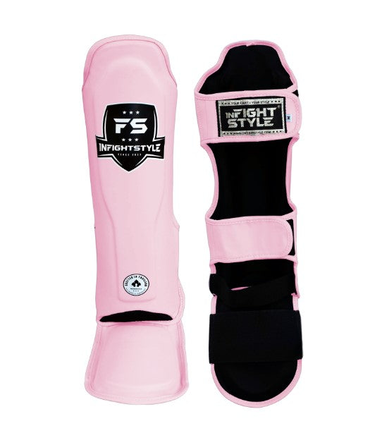 Shinguards - Classic - Semi-Leather - Pastel Pink