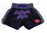 RESTOCKED - RETRO SHORTS - ASTRO PURPLE REFLECTIVZ