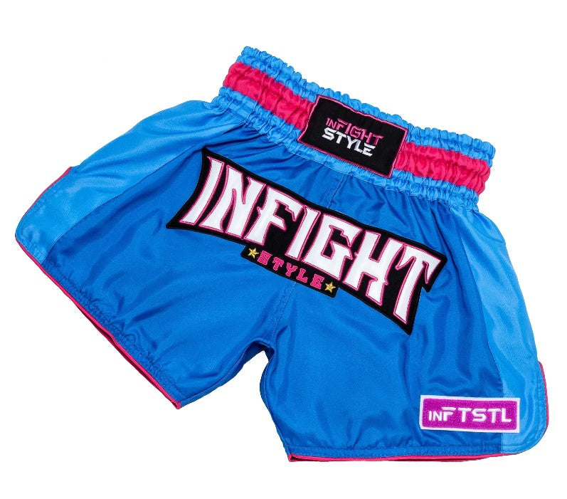 Big Ticket Retro Shorts - Blue/Neon Blue