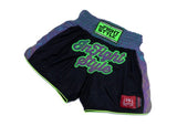 Retro Shorts - Astro Neon Green Reflectivz